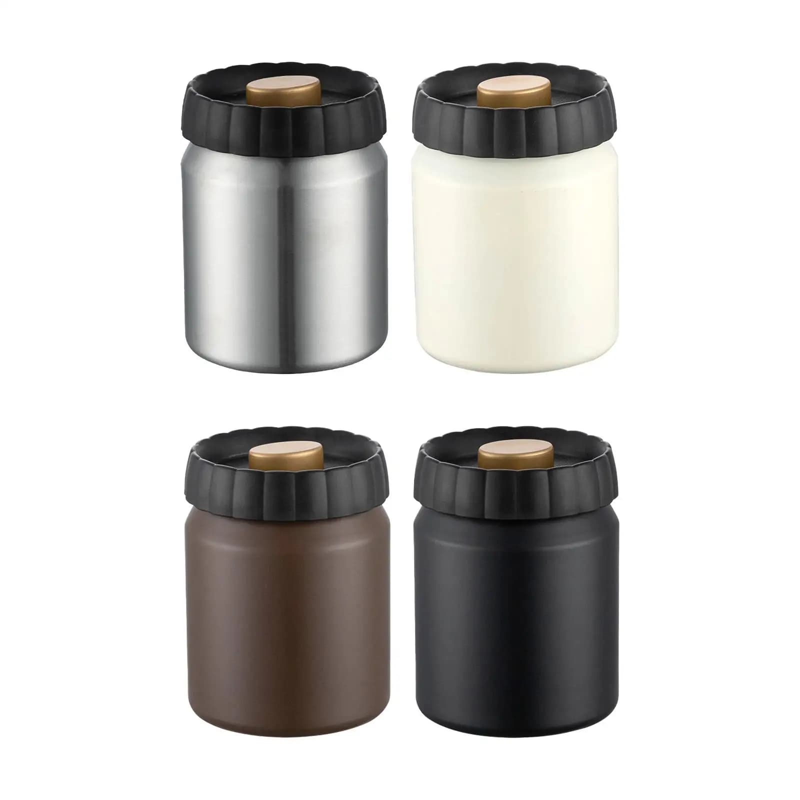 Airtight Food Storage Container Multiuse Storage Jar Vacuum Seal Container Vacuum Coffee Canister for Candy Freezer Spice Nuts
