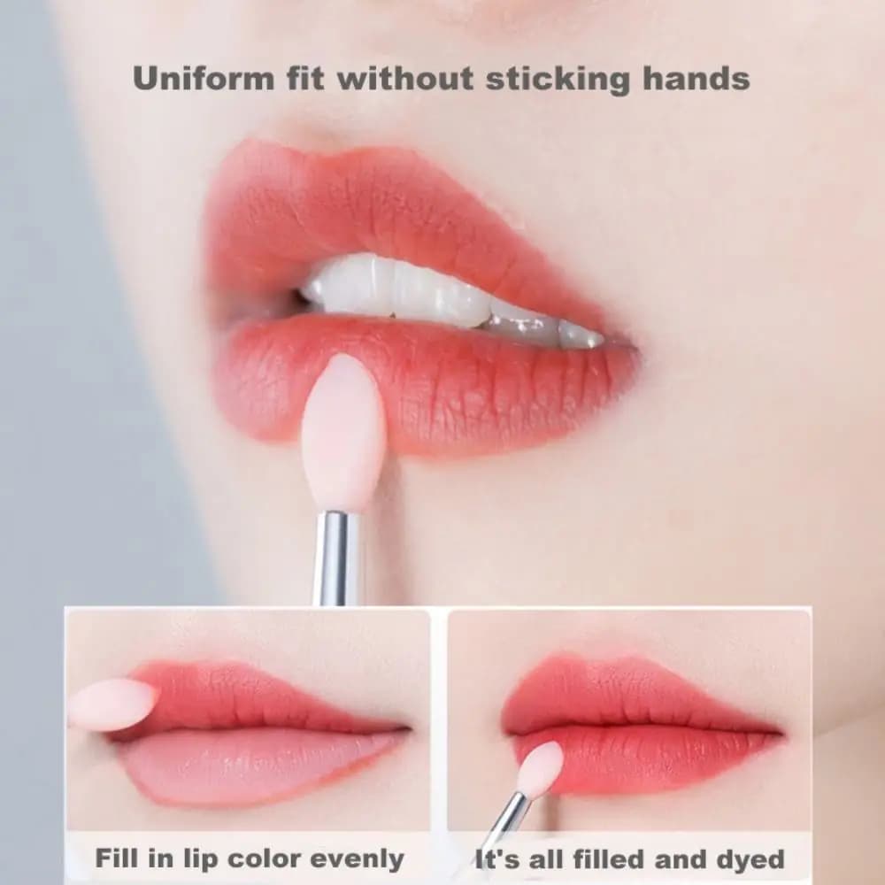 Women Eye shadow Cosmetic Tools Concealer Lip Mask Brushes Lip Brushes with Protect Cap Makeup Brushes Lipstick Applicators