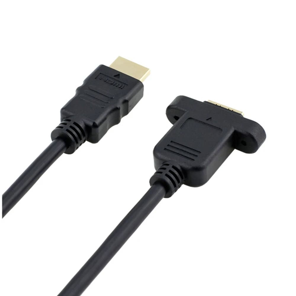 High-definition HDMI extension cable 28awg compatible expansion cable, used for sockets with nominal power of 1080p (with screws