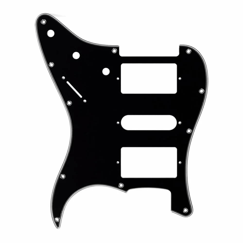 White Pearl Color And Black Electric Guitar Pickguard PVC Material HSH Guitar Pickguard Pick Guard Scratch For Electric Guitar