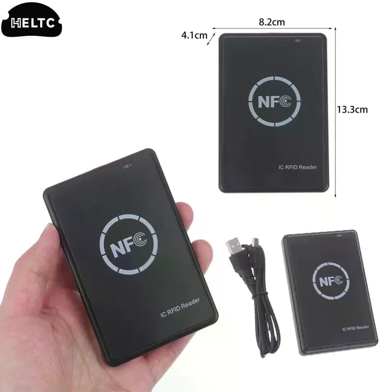 Lettore e Scrittore di Smart Card NFC, Programmatore USB, Copiatore RFID, Duplicatore di Carte ID IC, Decodificatore per Sistemi di Accesso Porte