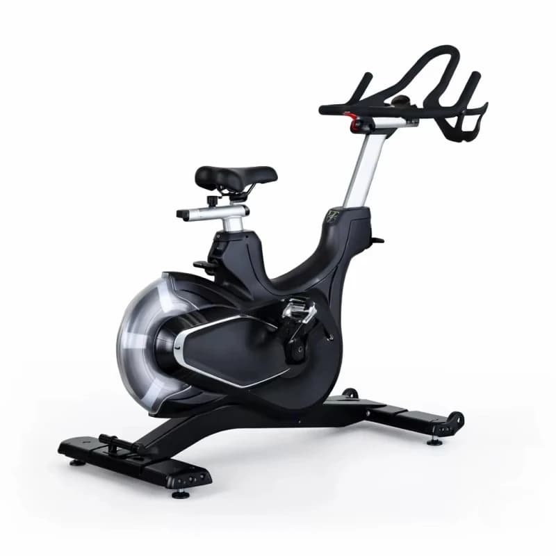 Commercial Exercise Bike for Gym Use Magnetic Resistance Spin Bike with Aluminum Flywheel Belt Drive Indoor Cycle