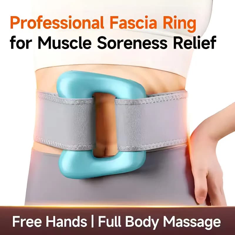 Portable fitness massager with professional grade Vtt band ring Mini rechargeable gun for muscle relaxation for neck arm leg