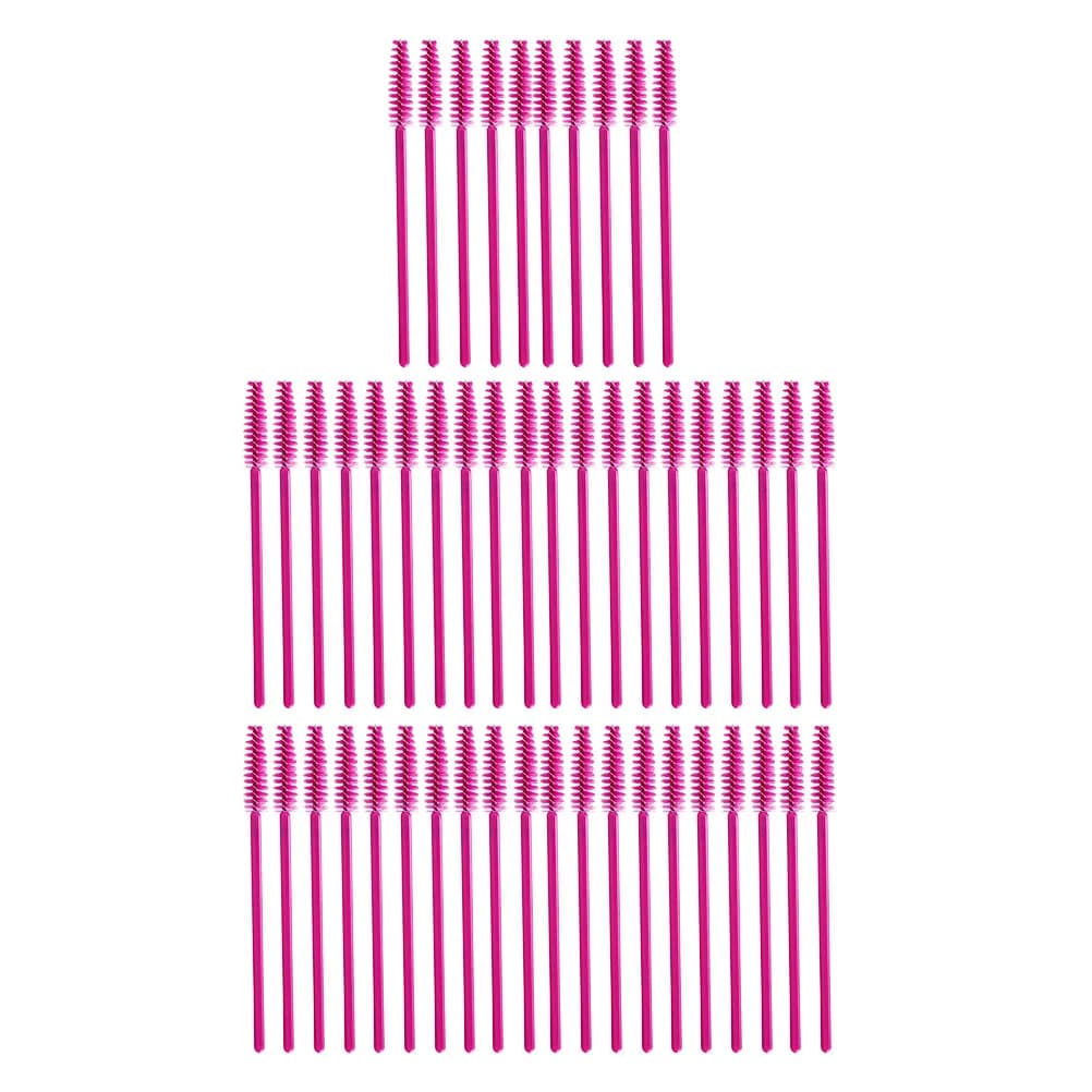 50 pieces of black brushes for mascara, to separate the eyelashes before or after the application of the mascara, with folding head, without lumps.