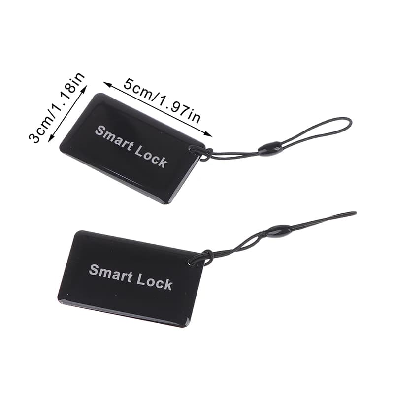 NUOVO Set da 5/10 Pezzi di Carte IC 13.56Mhz per Serrature Elettroniche Intelligenti, Sblocco Digitale con Impronta Digitale, Piccole Carte RFID