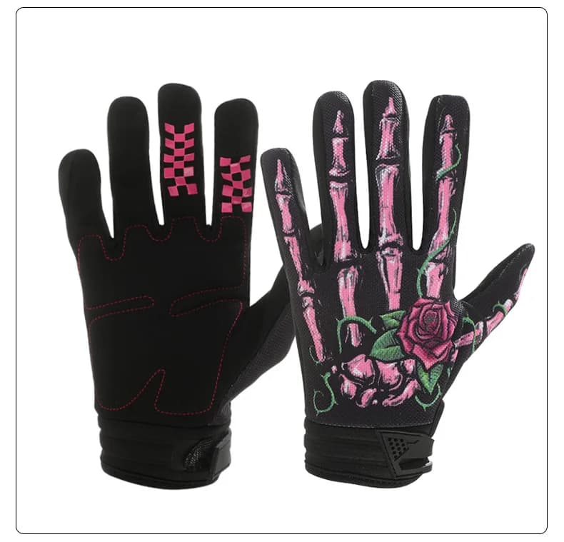 New colourful ghost claw pattern MTB Mountain Bicycle Downhill Gloves Dirt Bike Motorcycle Racing Gloves MX DH Motocross gloves