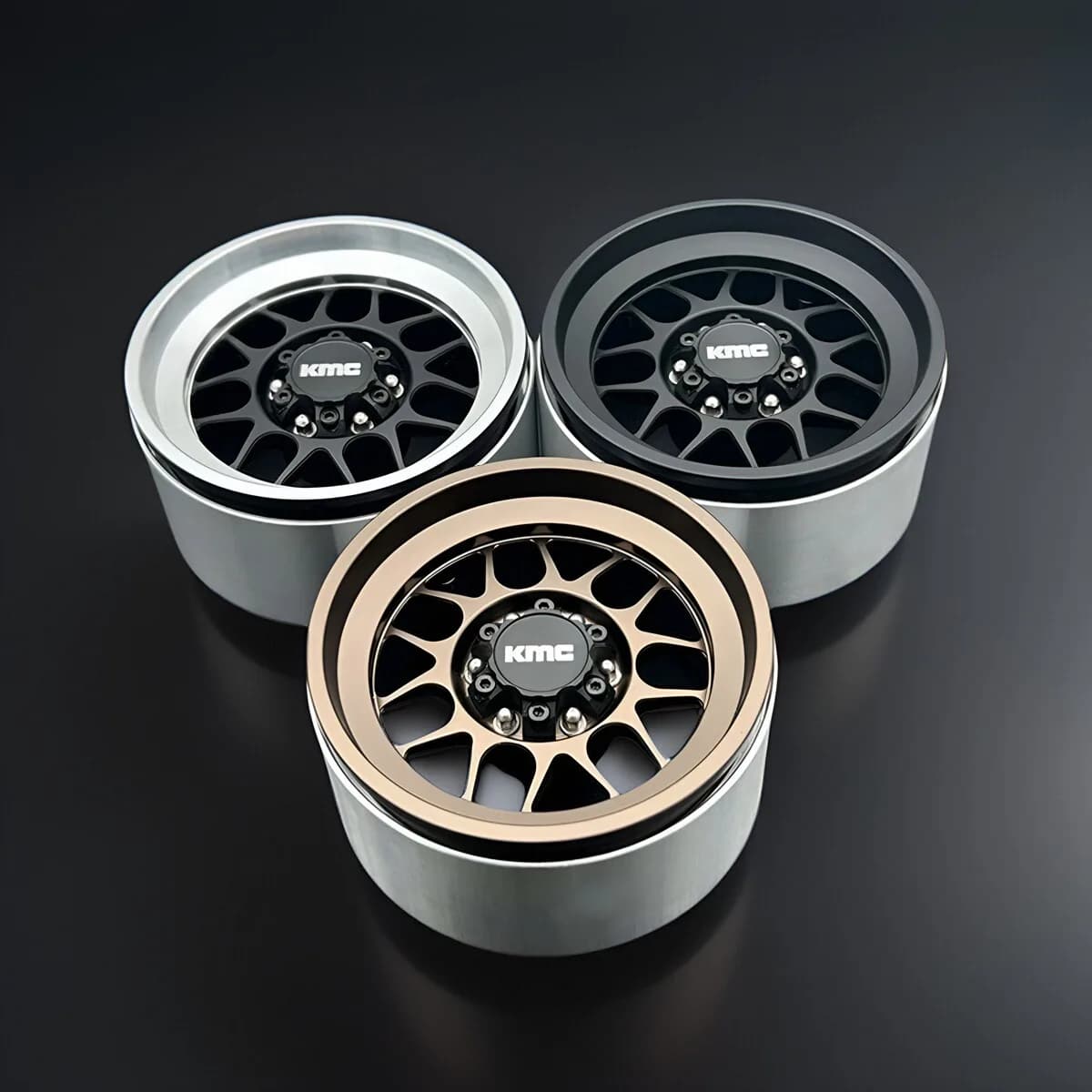 4Pcs 2.6-inch Metal Wheels for 1/10 RC Crawler Car Traxxas TRX4 Defender Bronco AXIAL SCX10 90046 D90 Upgrade Defender K10 Parts