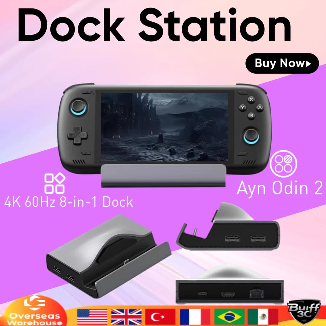 Docking Station Coopreme Odin 2 Console di gioco Dock Dedicato DoCK Supporto di ricarica Uscita Custodia in metallo Dock di ricarica Personalizzazione