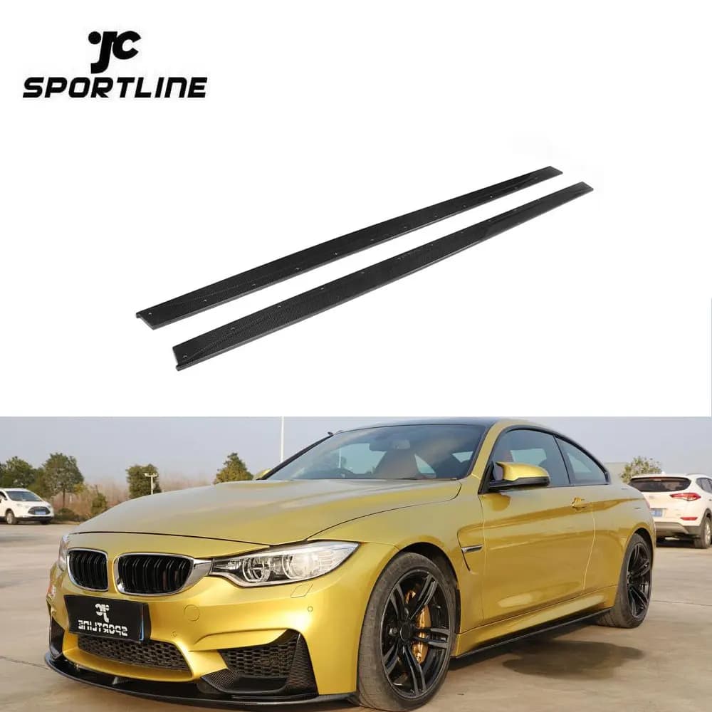 Parti Auto in Fibra di Carbonio, Minigonne Laterali M4 F82 per BMW M4