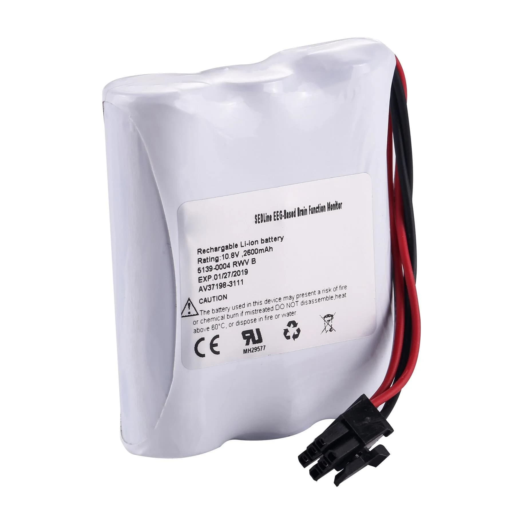 Pulsoxmeter Battery for Masimo SEDLine 5139-0004