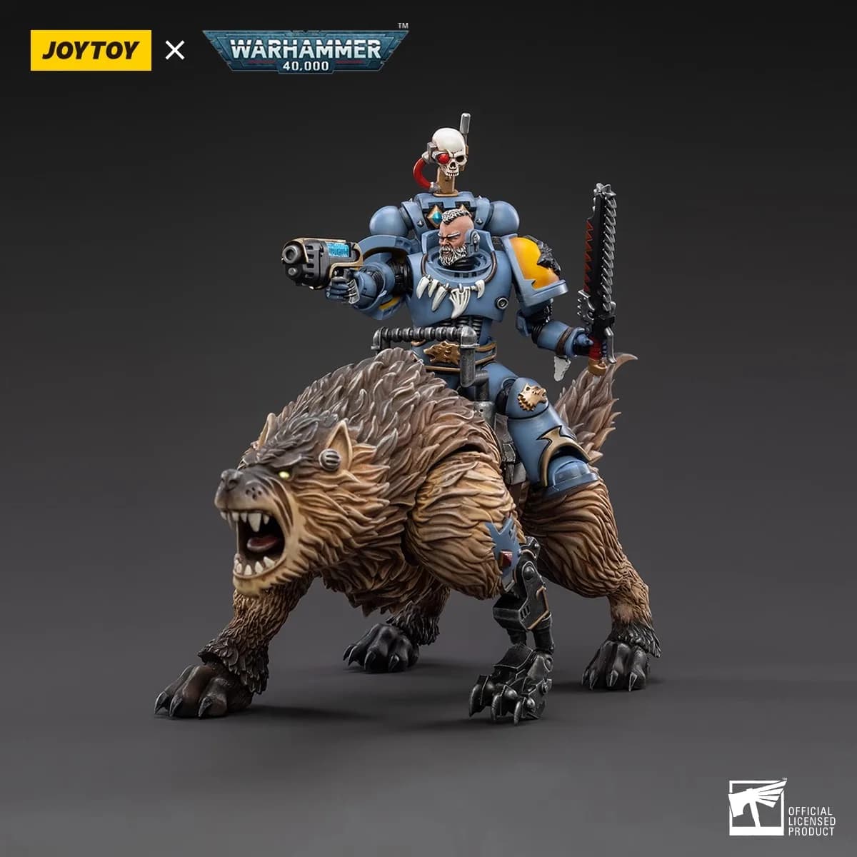【Accessori】Joytoy Warhammer 1/18 Action Figures Thunderwolf Cavalry Bjane Model Toy 3,75 pollici