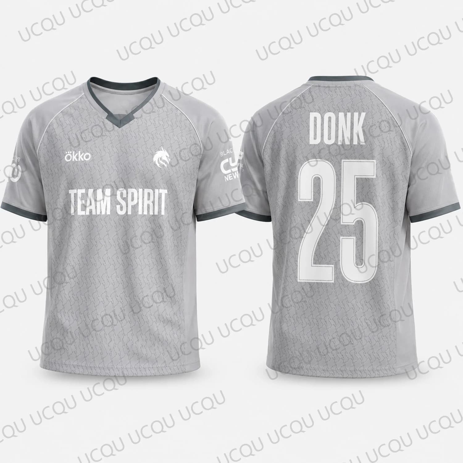 2027 Team Spirit CSGO 2 Esports Jersey sh1ro magixx tN1R zont1x donk V Neck Gaming Shirt Unisex Fan Sportswear