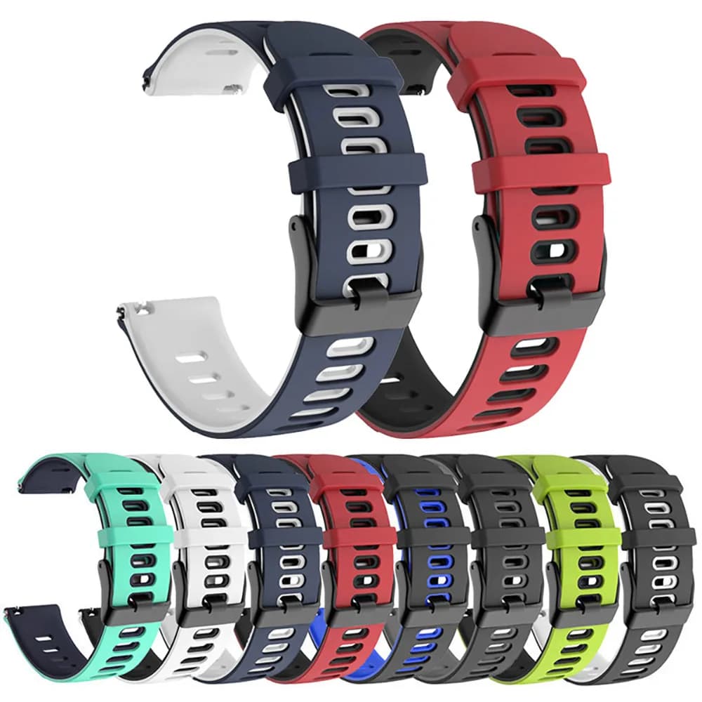 Cinturino in silicone da 20 mm per Amazfit Active/Active2/Amazfit GTS 4 2 2E 3 Bracciale da polso per AMAZFIT GTR MINI/42mm Correa