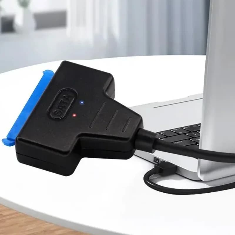 Cavo SATA a USB3.0 / TypeC per disco rigido SSD HDD esterno da 2,5 pollici Adattatore SATA 3 a 22 pin Cavo USB 3.0 a SATA III fino a 6 Gbp