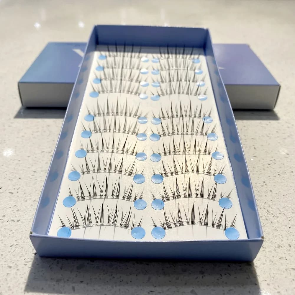 Nuove Ciglia Finte 3D in Finta Pelliccia di Visone, Morbide e Voluminose, Strumenti per Extension Ciglia, Realizzate a Mano, Naturali e Lunghe, per Trucco Occhi Donna