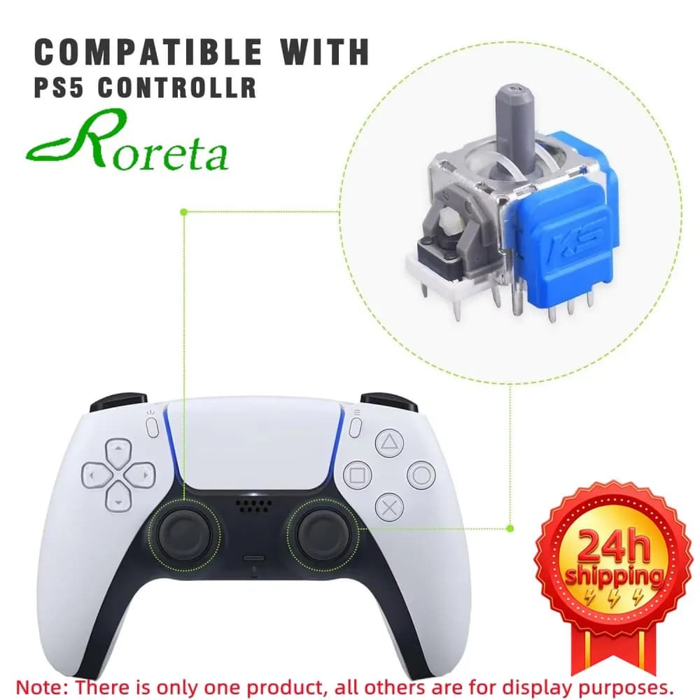 Joystick Elettromagnetico MR per Controller PS5, Kit di Sostituzione Senza Deriva, Accessori per Gamepad con Sensore Analogico 3D
