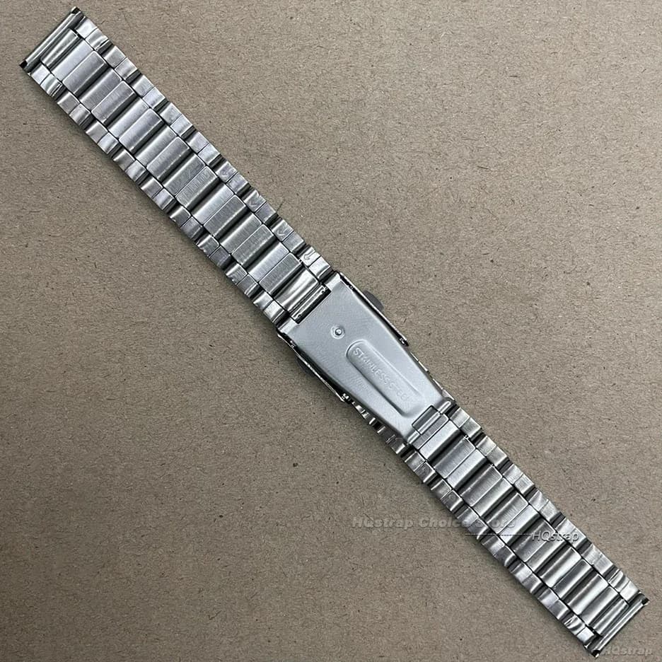 Cinturini per Orologi in Acciaio Inossidabile 16mm 18mm 20mm 22mm 24mm, Bracciale Argento con Chiusura a Fibbia, Sostituzione Leggera e Pratica