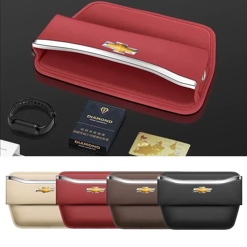 Organizzatore per Fessure del Sedile Auto, Scatola Portaoggetti Multifunzione per Chevrolet Colorado, Cruze, Spark, Captiva, Malibu, Trax, Aveo, Camaro