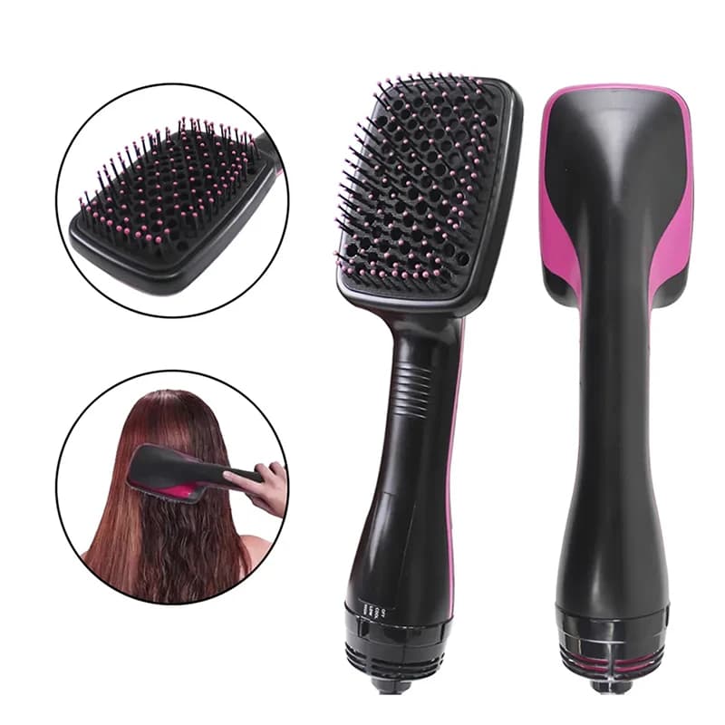 Best-selling two-in-one hair drying brush and straightening device, integrated styling device hot air comb, makes hair smooth