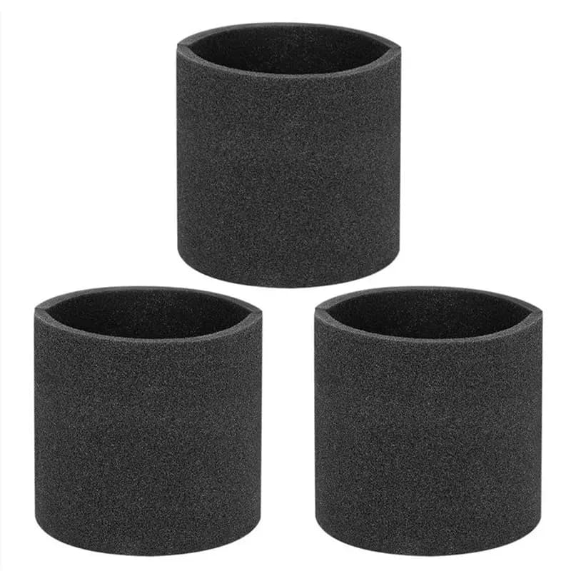 Set di 3 Filtri in Schiuma di Ricambio per Aspirapolvere a Secco/Umido da 5 Galloni, Compatibili con la Maggior Parte dei Modelli Shop Vac, Sostituiscono le Parti 9058500 90585
