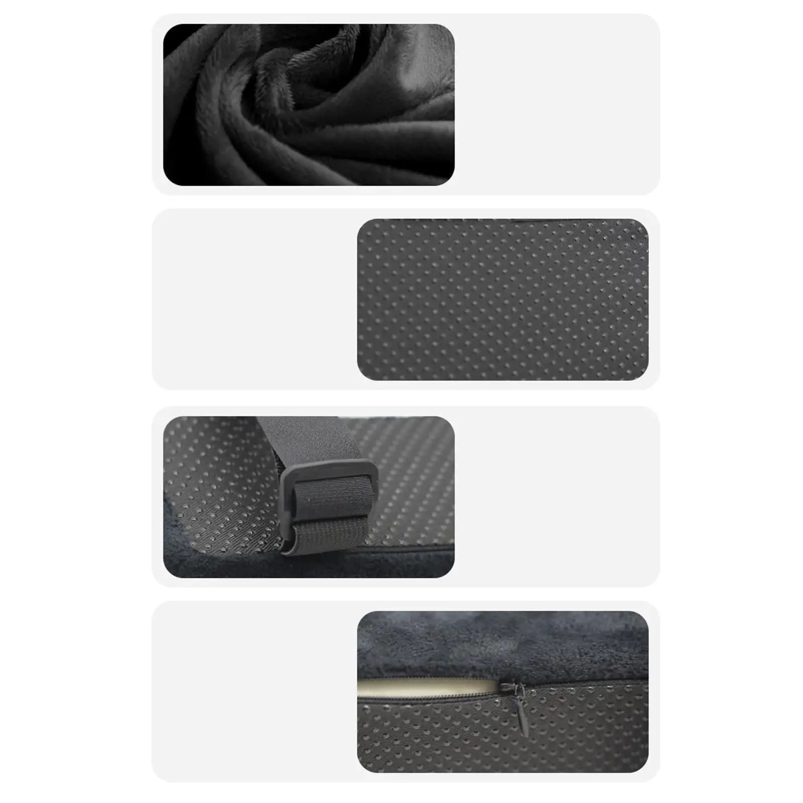 Cuscini in Memory Foam per Braccioli, Copricuscini per Sedia da Ufficio e Gaming, Supporto Sagomato per Gomiti