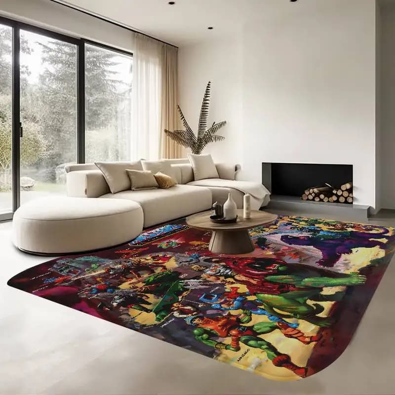 He Man Masters Of Universe Hall Mat Laundry Anti-slip Mat Laundry Decoration Balcony Toilet Mat for Children