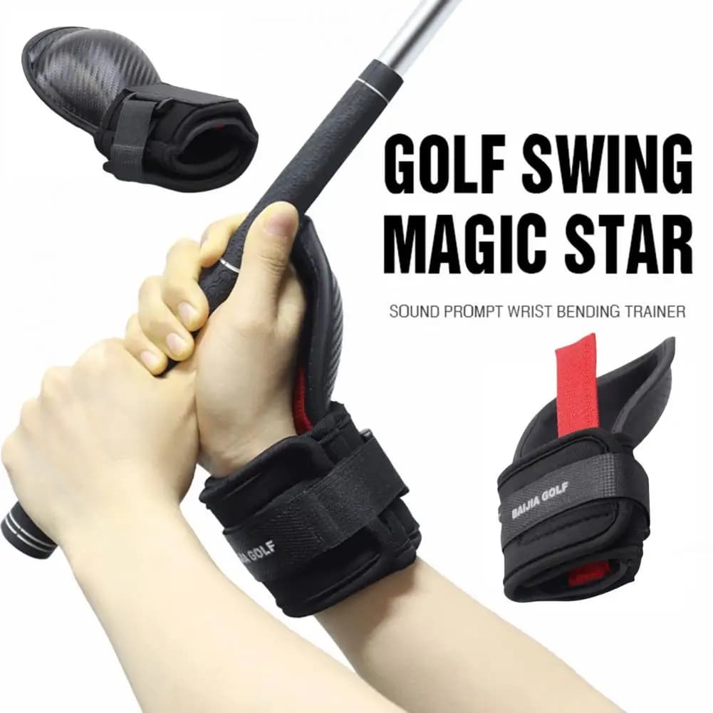 Allenatore di swing da golf Aiuto per l'allenamento del polso da golf Correttore di postura dell'oscillazione Attrezzatura per tutore da polso per allenamento da golf per principianti ssi이