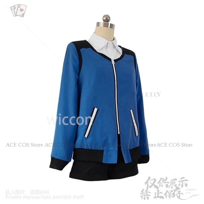 Tokyo Cosplay Kirishima Touka Costume Anime Cappotto Punk Jirai Kei Ragazze Cos Giacca Blu Scuro Top Pantaloncini Parrucche Halloween ANime