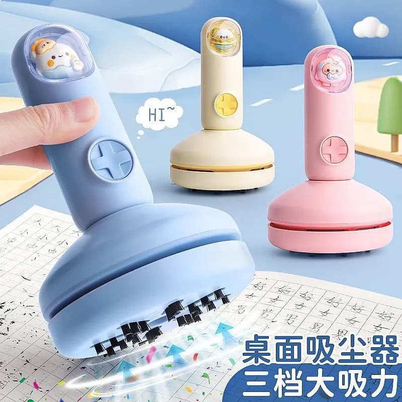 Portable handheld desk vacuum cleaner 3-speed strong suction keyboard vacuum cleaner long battery life