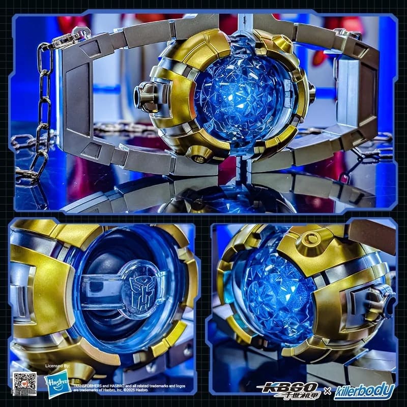 New Transformers G1 Matrix Of Leadership Bluetooth Speaker 1:1 Skyreach Pillar Helmet Genuine Glow Anime Fiugre Collectible Toys