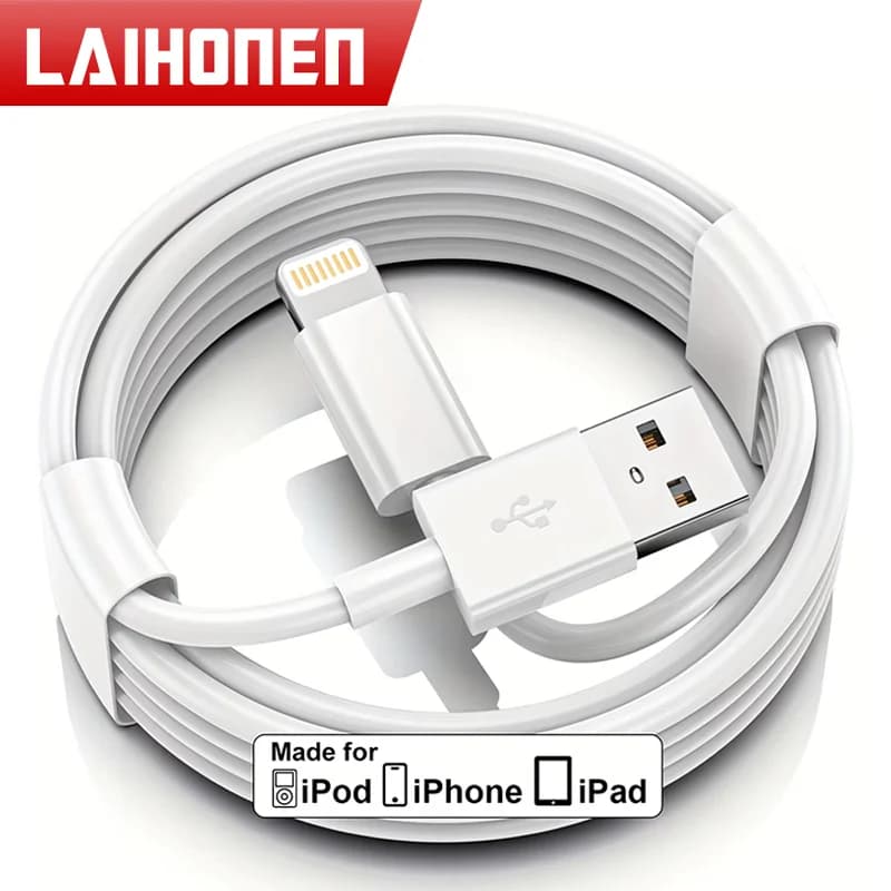 3 pcs 1 piece for cable charger iPhone data cable lightning USB charging cable A certificate MFi original suitable for iPhone 13 12 1