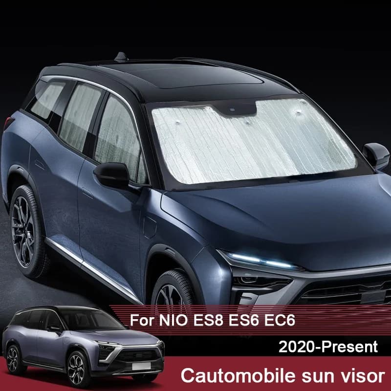 Auto Parasole Copertura di Protezione UV Per NIO ES8 ES6 EC6 2020-2025 Tenda Della Finestra Visiera Parasole Parabrezza Copertura Accessori Auto