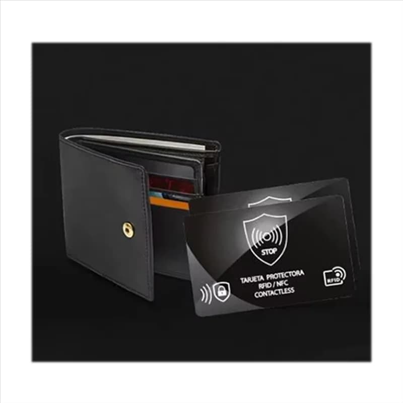 【B89E】Bloccante per portafoglio sicuro 10 pezzi Porta carte con blocco RFID Custodia protettiva antifurto NFC Protezione per carte di credito IC