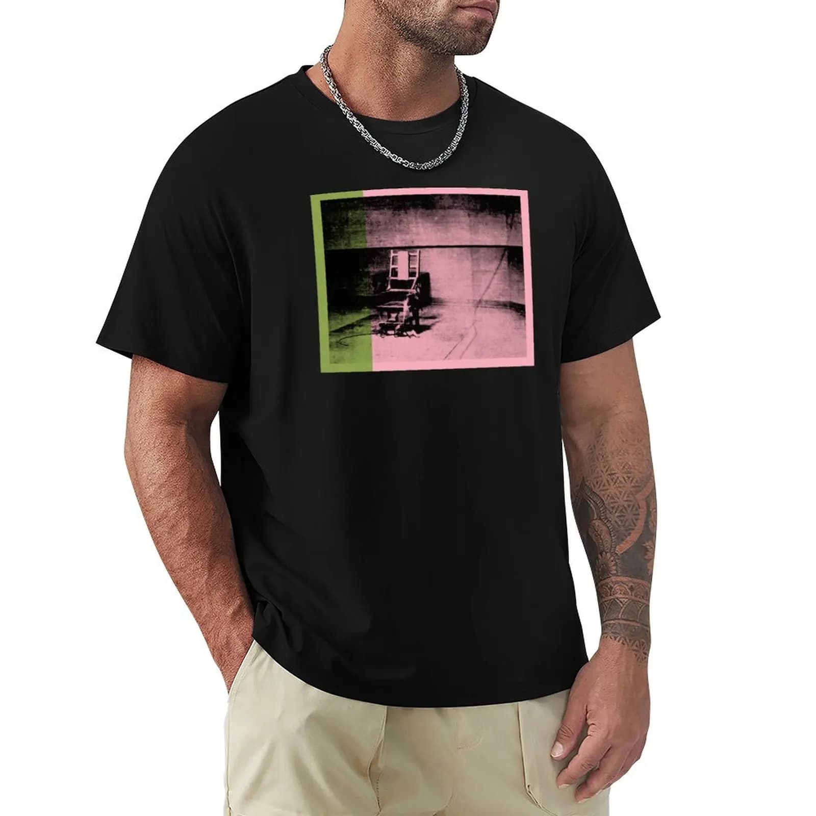 T-shirt Foundation Little Electric Chair, taglia grande, top casual da esterno