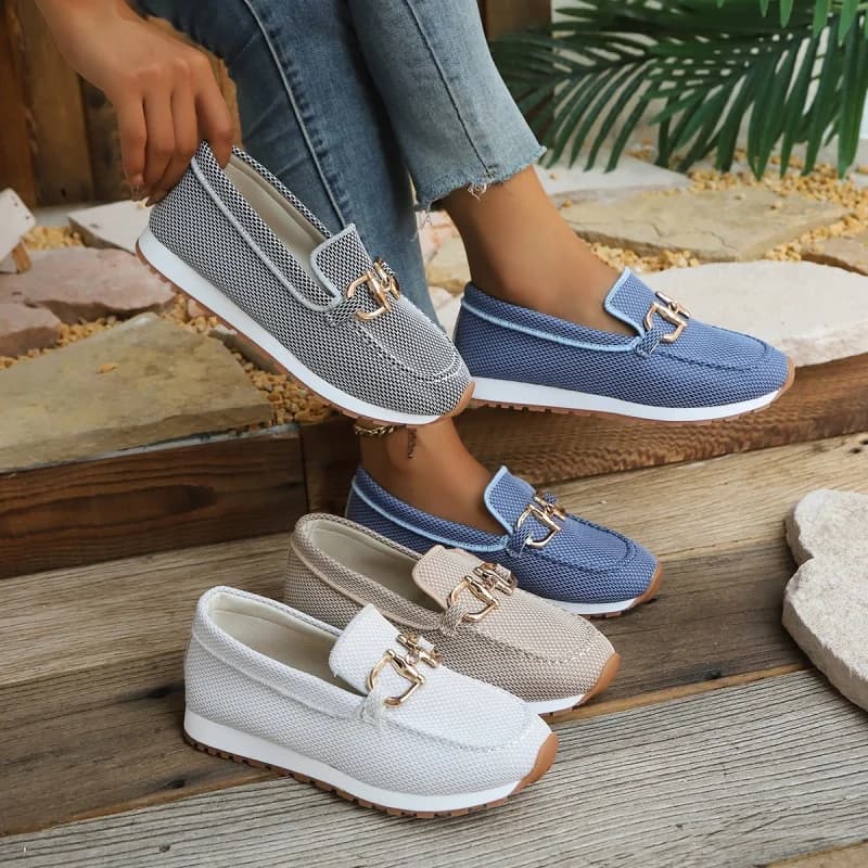 **Spring and Autumn New Round Toe Thick Sole Comfortable Casual Sports Shoes Fashionable Hot Selling Sexy Loafers for Women