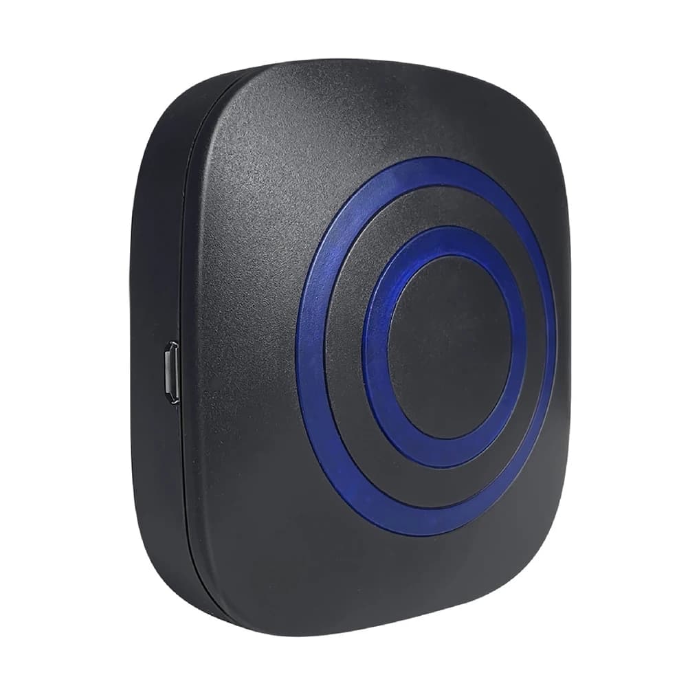 Campanello Wireless Intelligente con Sensore Impermeabile, Telecomando e Funzione di Chiamata per Anziani, Rotazione a 360° ° Rotazione