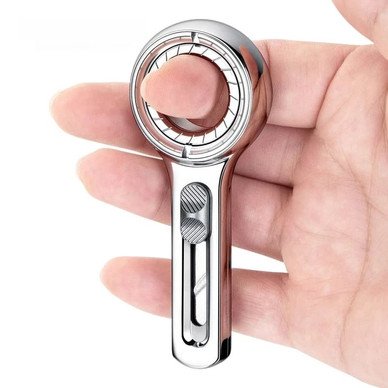 Cursore meccanico Fidget Roller Spinner Coltello Paragrafo Anello 4IN1 Spingendo Piastra EDC Metallo Giocattolo antistress Adulti Anti Ansia