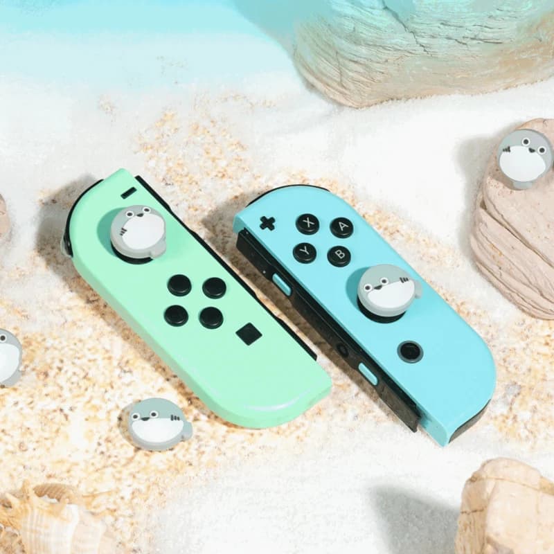 Sacabambaspis Silicone Morbido Thumb Stick Grip Cap Joystick Copertura Per Nintendo Switch Oled/Lite Joy-con Thumbstick Custodia protettiva