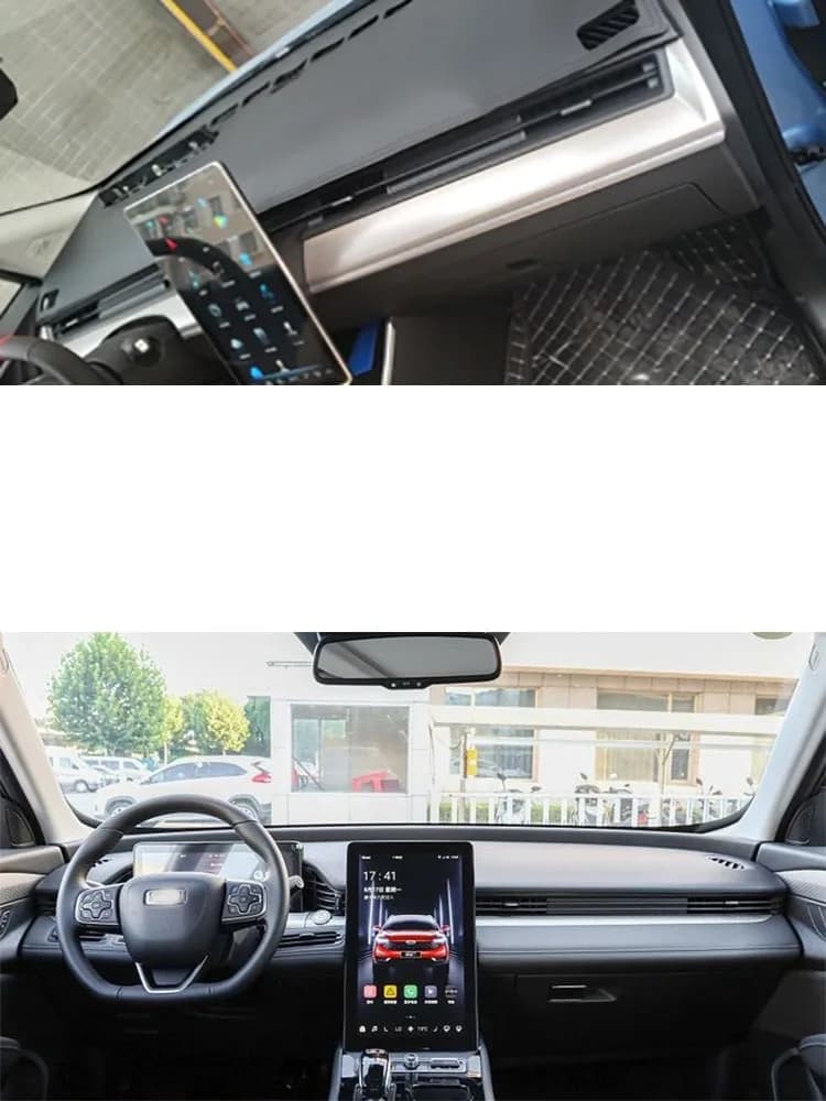 Per Chery Qoros 7 SUV Accessori Dash Zerbino Cruscotto Copertura Pannello strumenti Isolamento Protezione solare Protezione protettiva