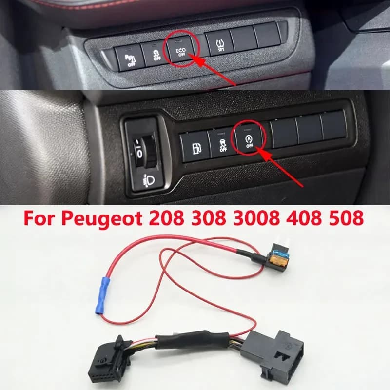 Sistema di arresto automatico dell'auto sistema di avviamento del motore cavo di chiusura del sensore di controllo del dispositivo di cancellazione più vicino per Peugeot 208 308 2008 3008 408 508