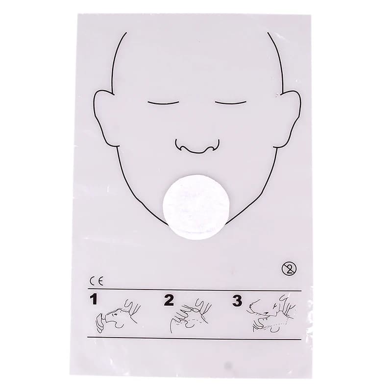 30pcs/roll Portable Breathing Mask Disposable CPR Training First Aid Resuscitator Mask CPR Face Shield Roll Rescue Kit Tool