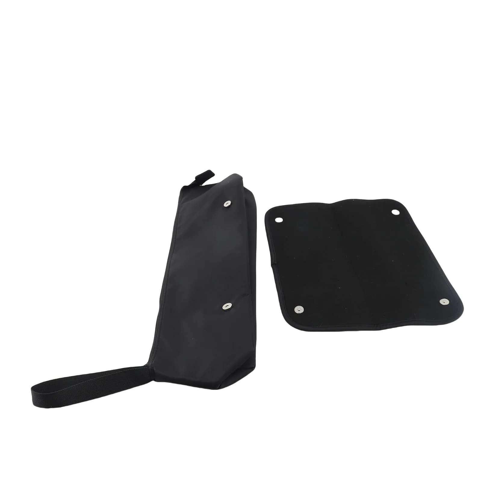 Travel bag for Hair Tools with Thermal Mat, Portable Housing for Hair Styling Accessories, for Plate, Iron Hair Clips, Straight Plate