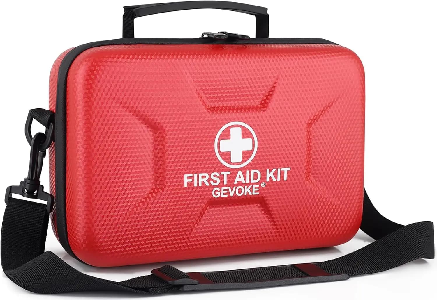 Kit di Pronto Soccorso Impermeabile da 410 Pezzi con Valigetta Rigida per Casa, Auto, Viaggi, Campeggio ed Emergenze all'Aperto