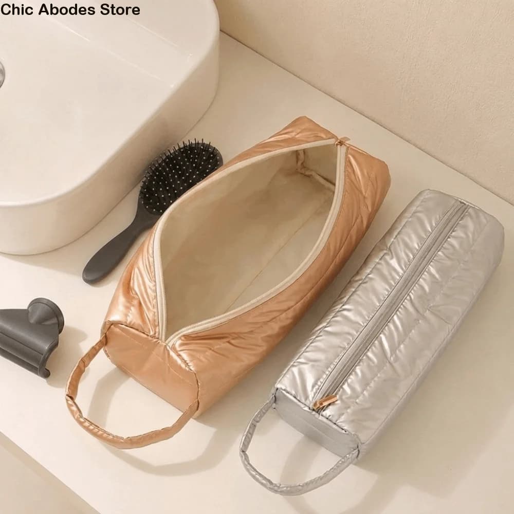 Oxford Inner Hair Dryer Storage Bag Quilting Cotton Large Capacity Curling Iron Carrying Case Heat Resistant Soft
