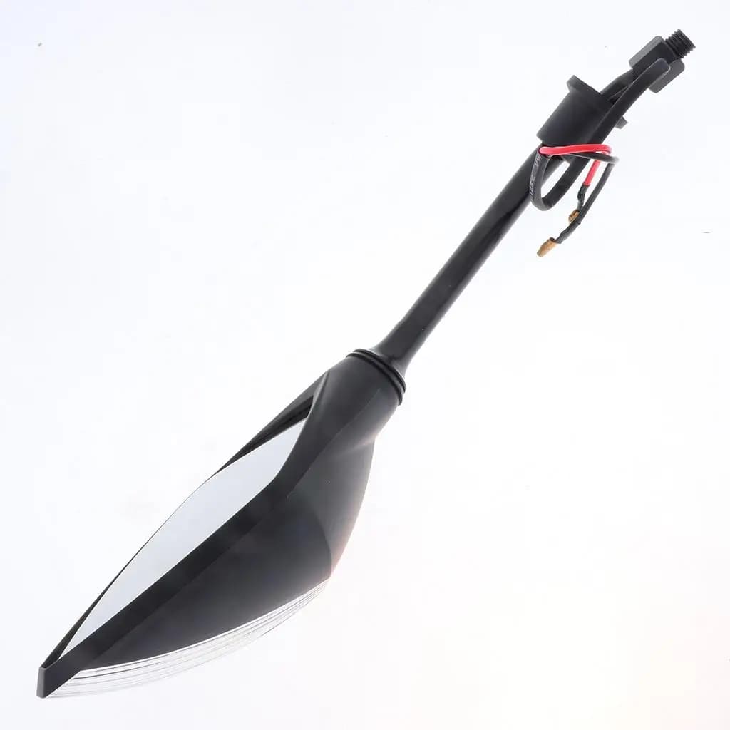 Retrovisor mirror for Moto with LED indicator, Universal Folding for Handlebar Bike with 10mm attachment
