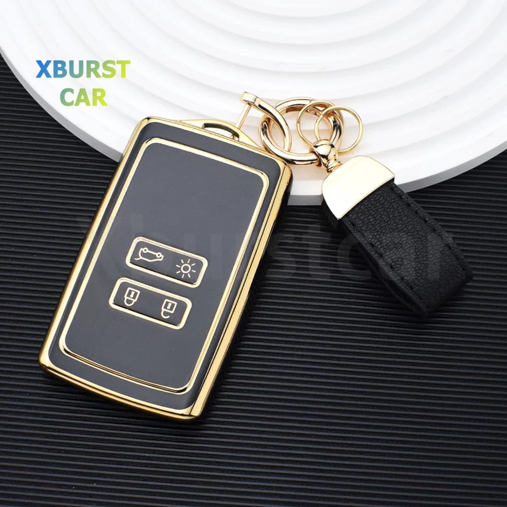 TPU Auto Fob Borsette Chiave Dell'automobile Della Copertura Della Cassa Per Renault Koleos Kadjar Clio Scenic Talisman Captur Megane Arkana Per Dacia Sandero Carta