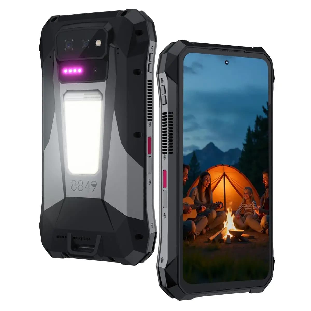 Unihertz 8849 Tank X Smartphone Robusto con Proiettore 5G, 6.78'', 16GB 512GB, 17600mAh, Fotocamera 50MP, Dimensity 8200, Android 15, NFC