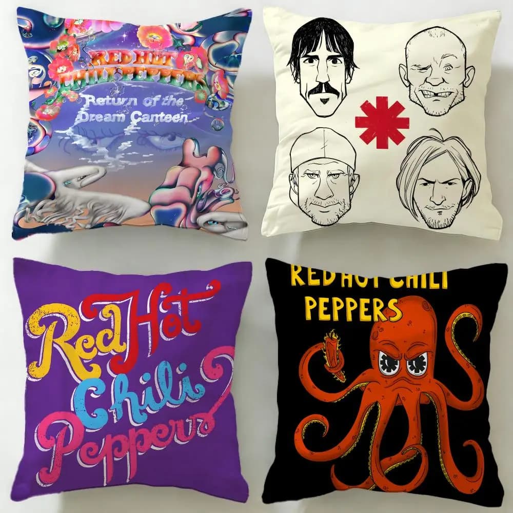 Federa per cuscino classica dei Red Hot Chili Peppers, morbida e facile da lavare, versatile per divano, letto, viaggi e ufficio