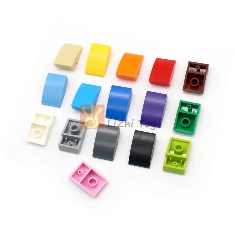 30 pz MOC 24309 Pendenza Curva 3x2 Senza Borchie Building Blocks Parti Mattoni FAI DA TE Modello Bulk Educativi Tech Parti Giocattoli