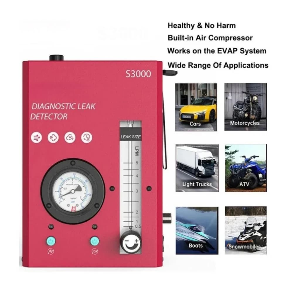 ANCEL S3000 Tester Diagnostico per Auto con Macchina del Fumo EVAP, Rilevatore di Perdite di Carburante
